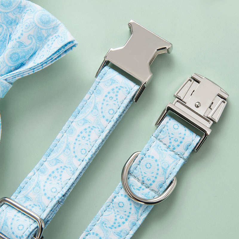 Zinc Alloy Buckle Lettering Dog Collar
