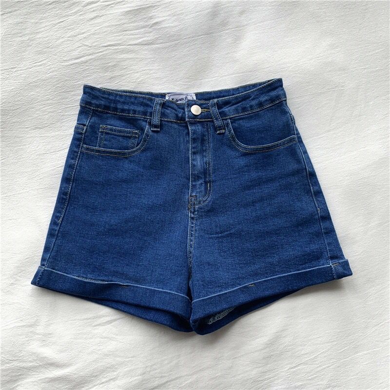High Waisted Women's Jeans Shorts New Chic Hong Kong Style Pants In Spring And Autumn
