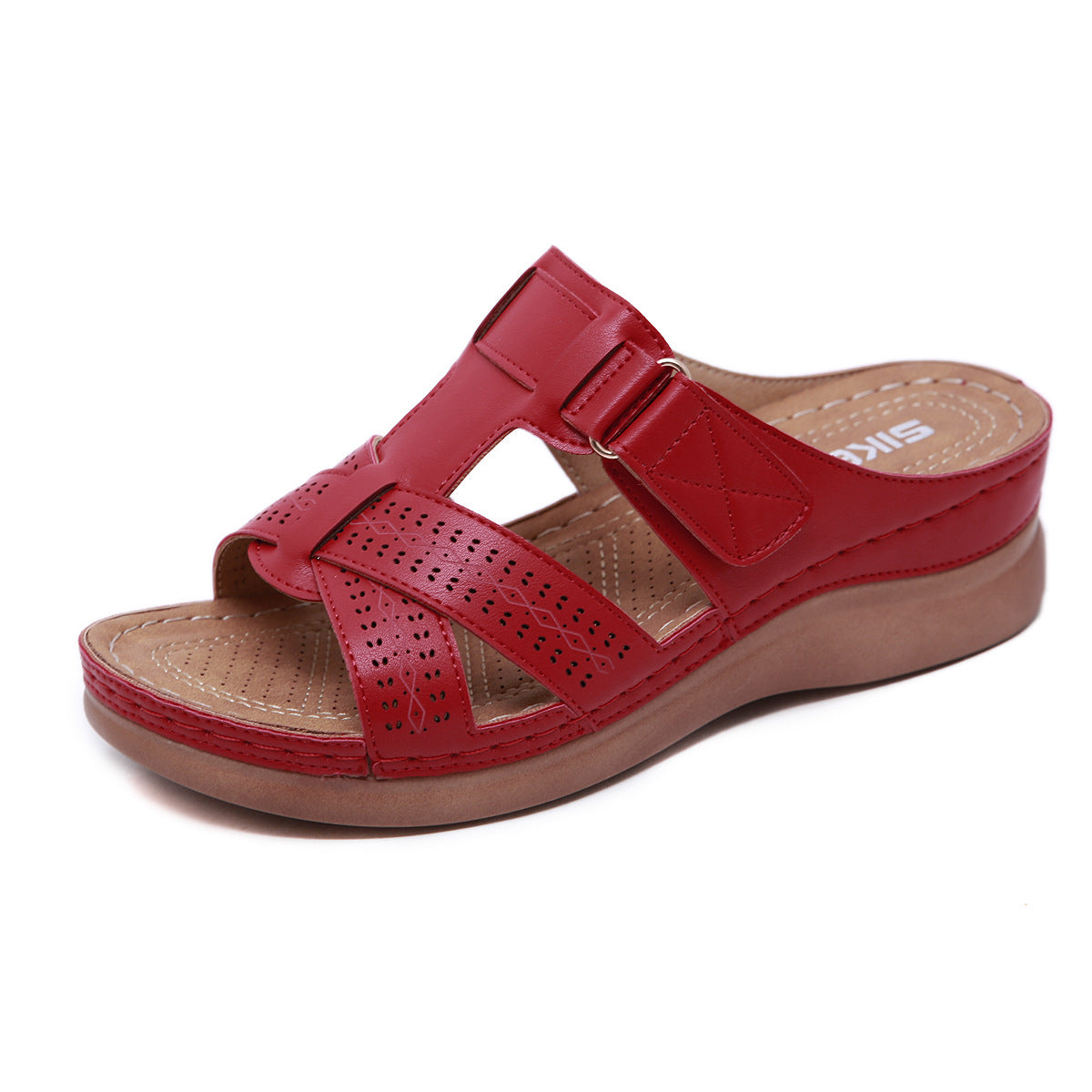 New Style Solid Color Women's Sandals 35-43 Large Size Foreign Trade Women's Slippers