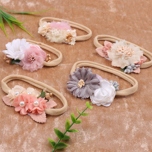 Children's Baby Head Flower Headdress