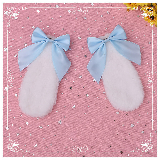 Lolita Headdress Bow Side Clip To Clip