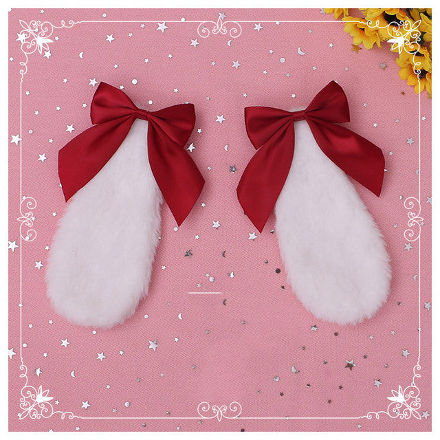 Lolita Headdress Bow Side Clip To Clip
