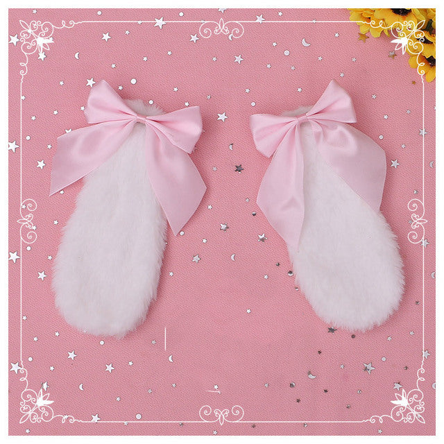 Lolita Headdress Bow Side Clip To Clip