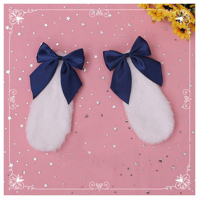 Lolita Headdress Bow Side Clip To Clip
