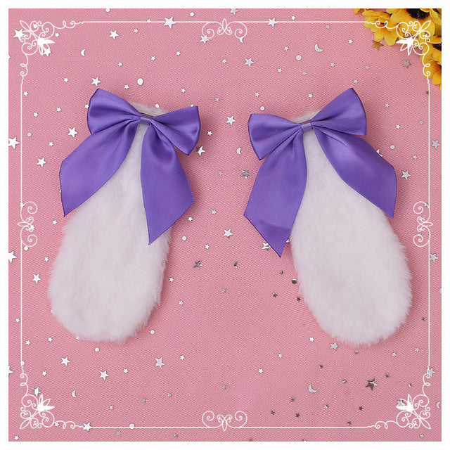 Lolita Headdress Bow Side Clip To Clip