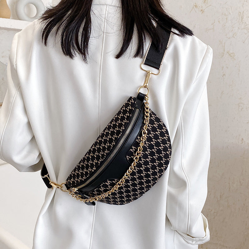 Women'S Wide Shoulder Strap Messenger Bag