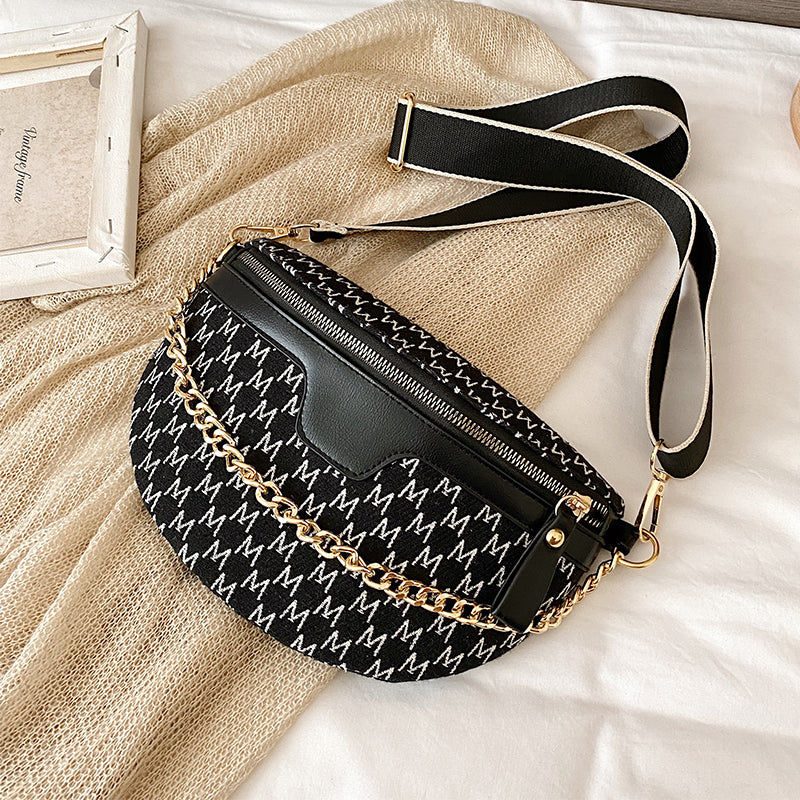 Women'S Wide Shoulder Strap Messenger Bag