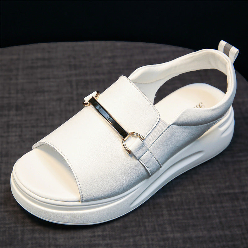 Fish Mouth Flat Women's Casual Sandals