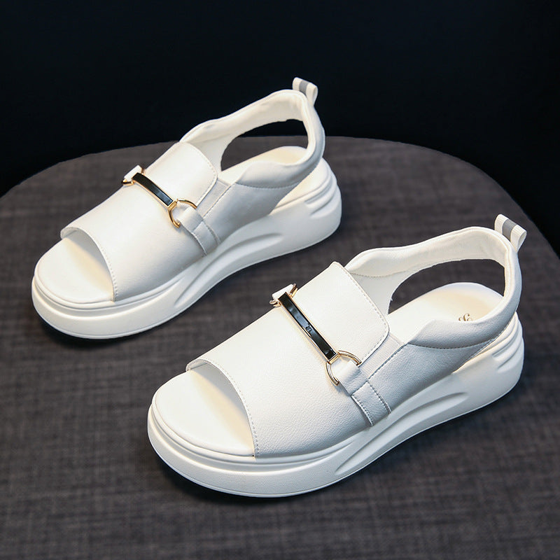 Fish Mouth Flat Women's Casual Sandals