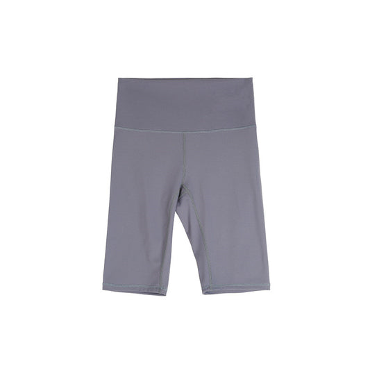 Thin Yoga Pants Sports Simple And Comfortable Pure Color Slim Shorts