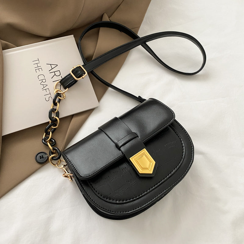 Small Bag Western Style Saddle Bag Trendy Fashion Wild Small  Messenger Bag Female Bag