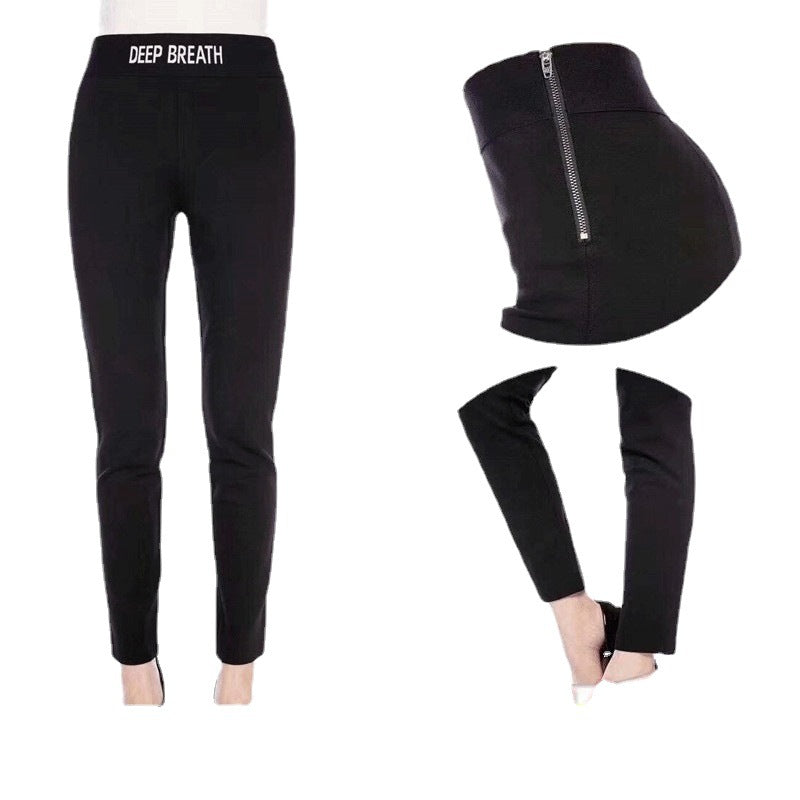 Professional Amashte Plus Cashmere Leggings For Women's Outer Wear