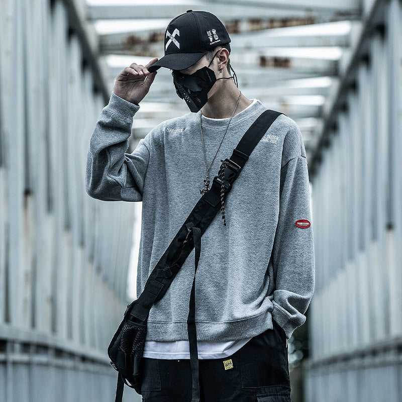 National Tide Fake Two-piece Sweater Men
