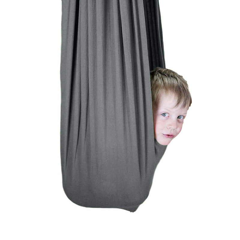 Kids  Cotton Outdoor Indoor Swing Hammock For Cuddle Up To Sensory Child Therapy Soft Elastic Parcel Steady Seat