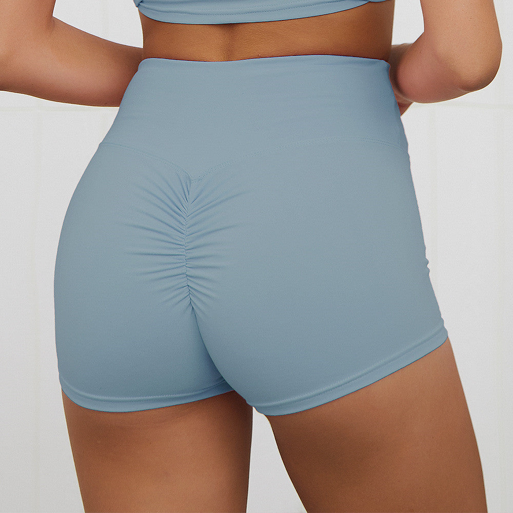 Fitness Shorts Running Sports Tights High Stretch Polyester Ammonia Jersey Yoga Pants