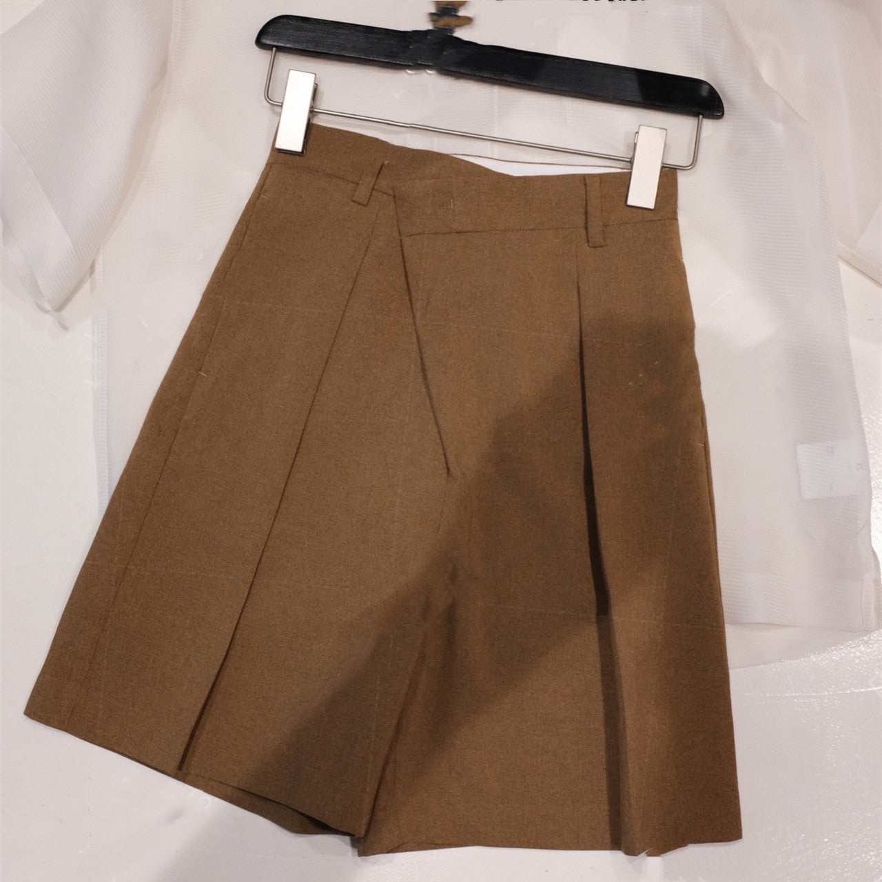 Bermudashorts-sæt Diagonal stolpelukning Shorts