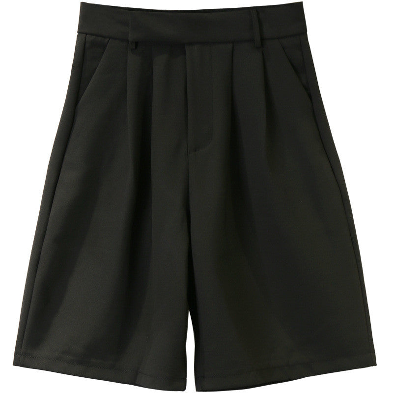 Loose Pants High Waist Suit Shorts  5 Points