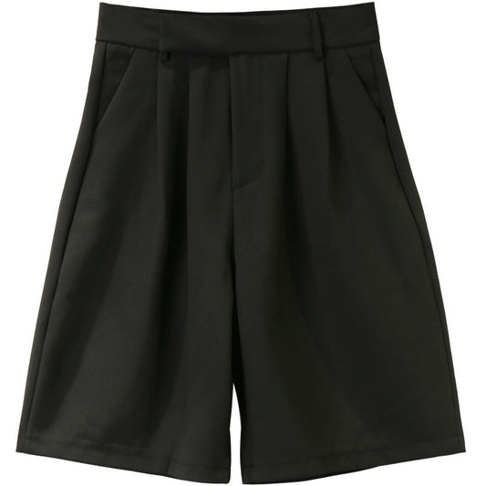 5 Points Loose Pants High Waist Suit Shorts