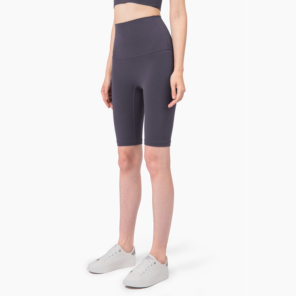 New Color High Waist Peach Hip Sports Fitness Shorts Women