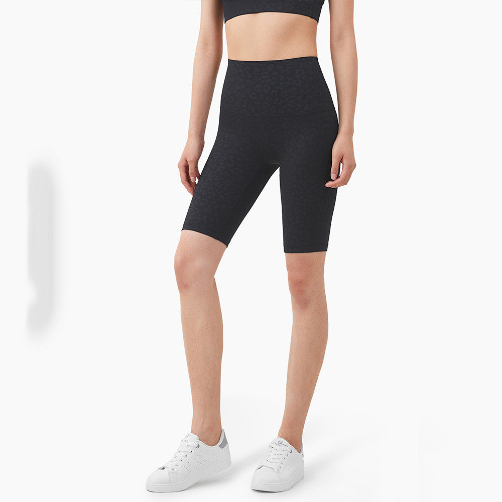 New Color High Waist Peach Hip Sports Fitness Shorts Women