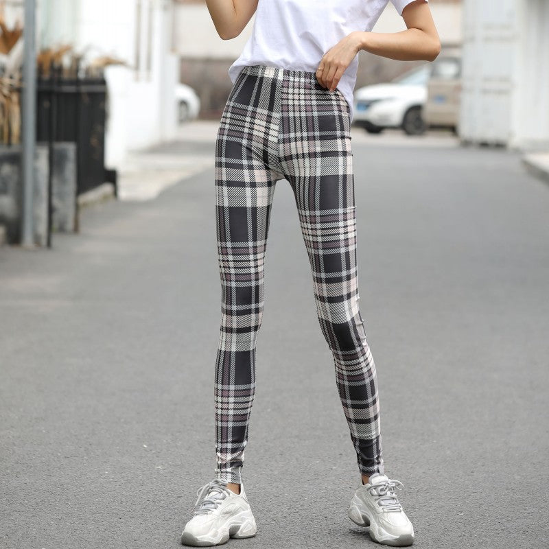 Printed Leggings Wear Large Stretch Trousers