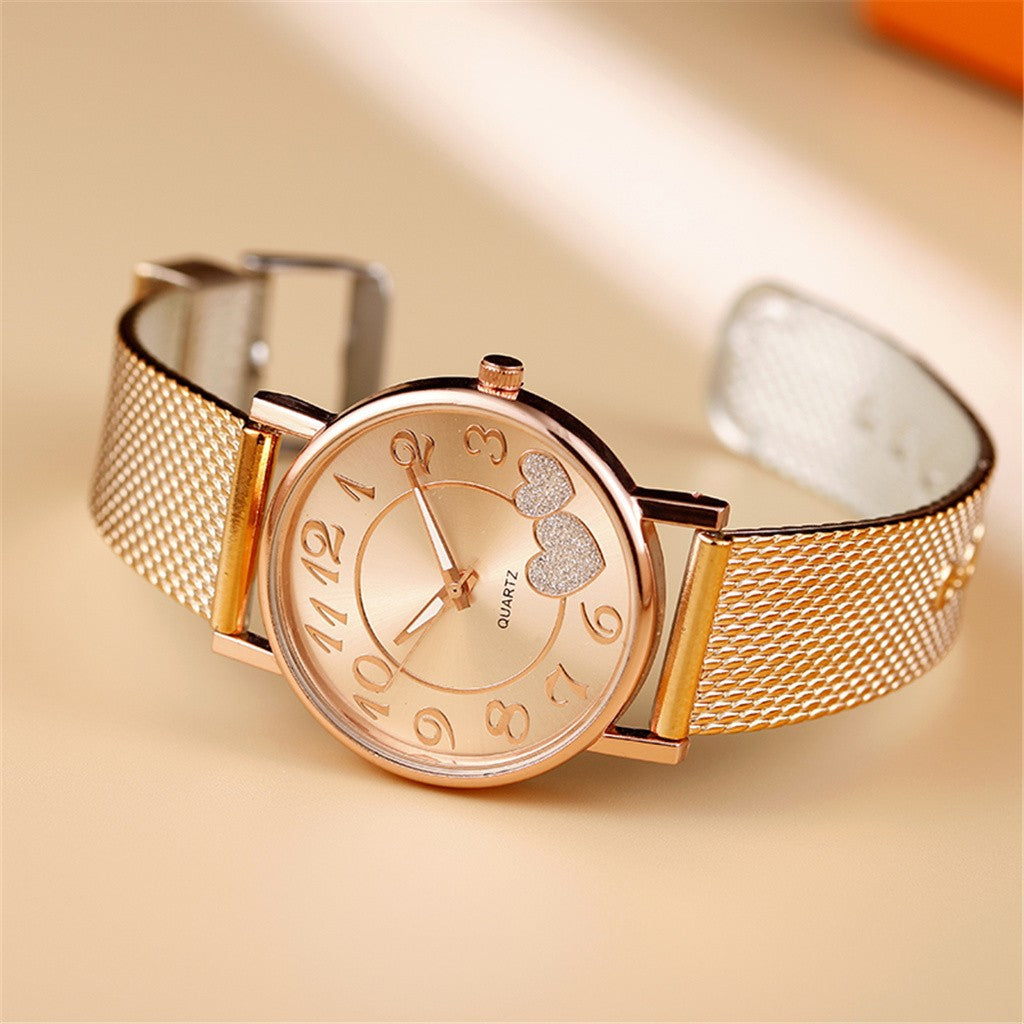 SilverGalaxy - Luxus-Frauenuhr mit Diamanten-Look