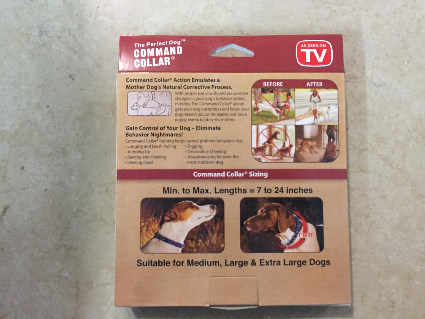 CD-free Dog Collar, Dog Leash