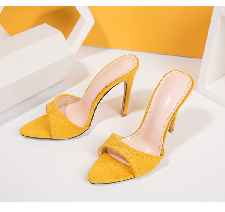 Pointed Stiletto Women's Slippers