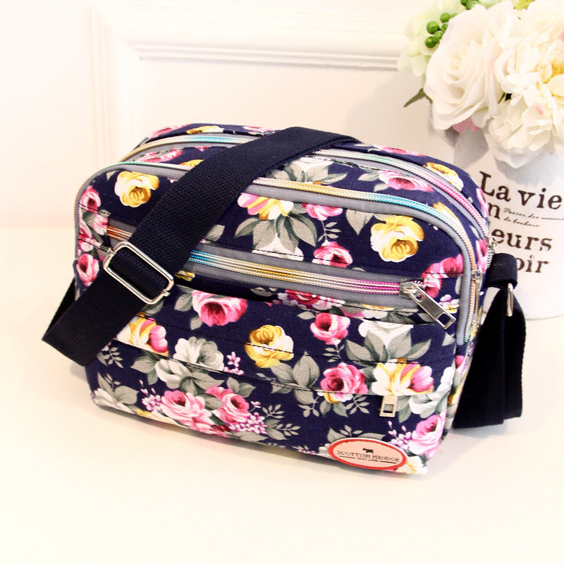 New Style Women's Bag Diagonal Shoulder Bag Canvas Casual Cloth Bag