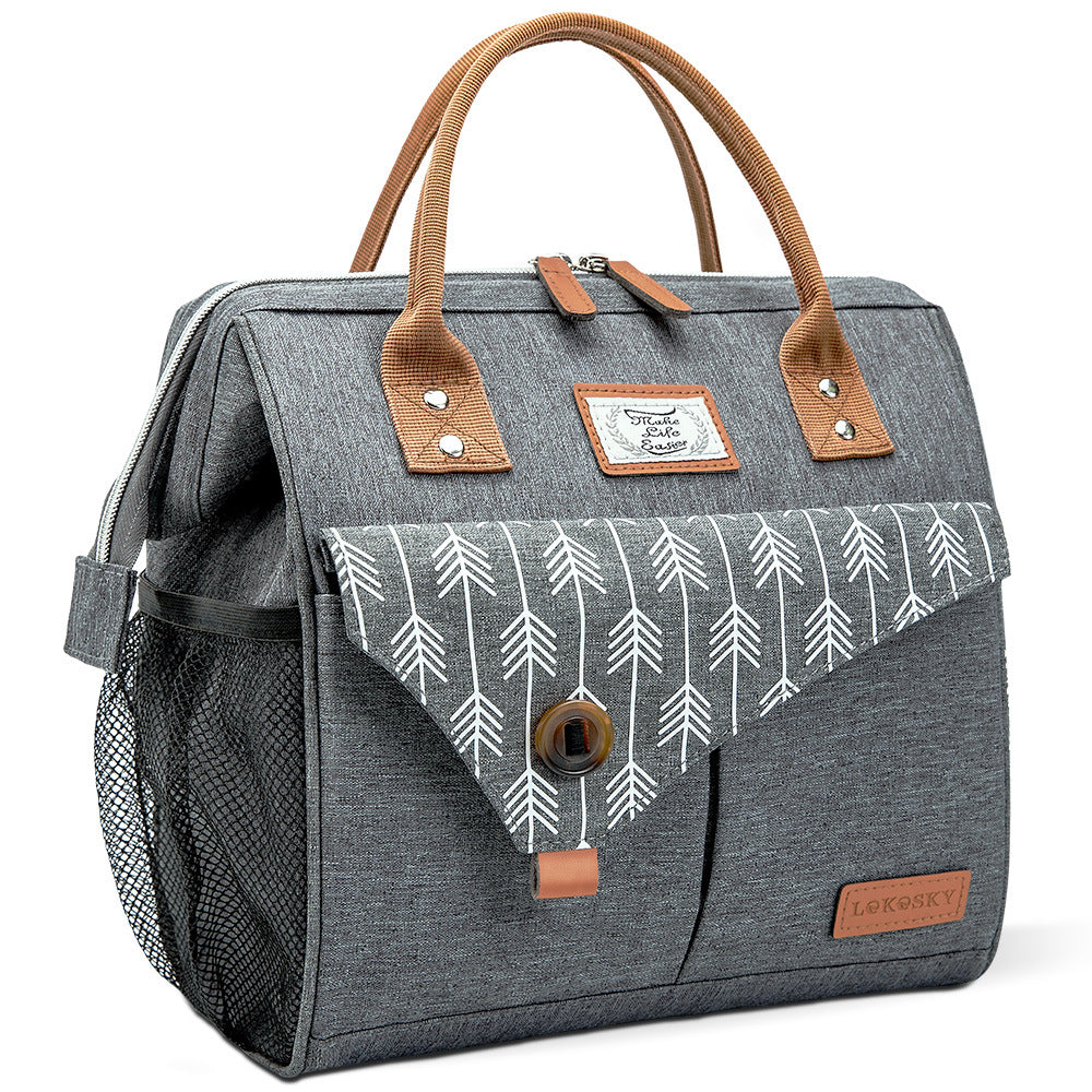 Portable Picnic Aluminum Foil Lunch Bag Insulation Bag With Rice Picnic Bag