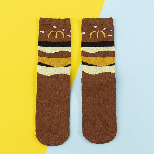 Funny Cute Cartoon Women's Long Socks