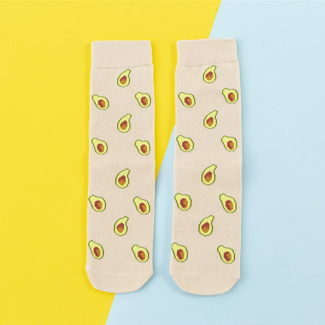 Funny Cute Cartoon Women's Long Socks