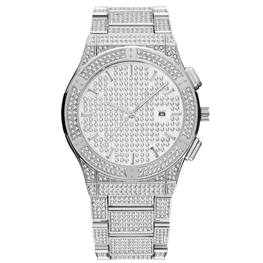 Hip Hop Calendar Large Dial Men's Watch