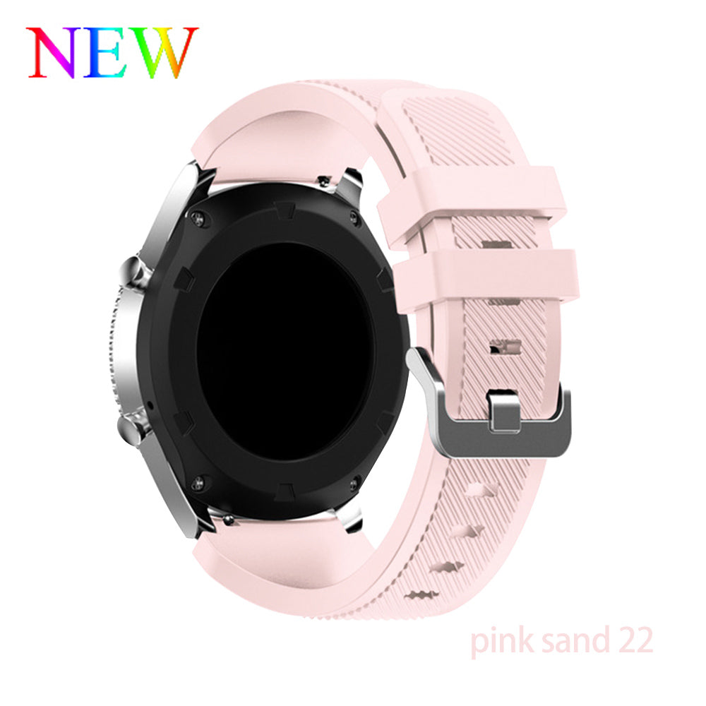 Velegnet til Samsung Gear S3 Officiel Twill Silikonerem Galaxy Watch4546mm Smart Rem