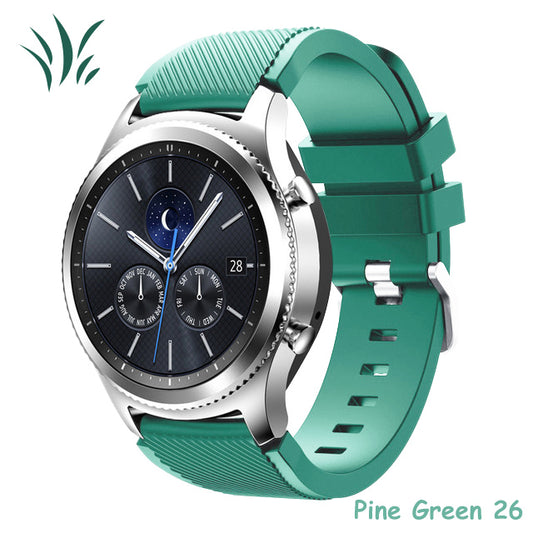 Suitable For Samsung Gear S3 Official Twill Silicone Strap Galaxy Watch4546mm Smart Strap