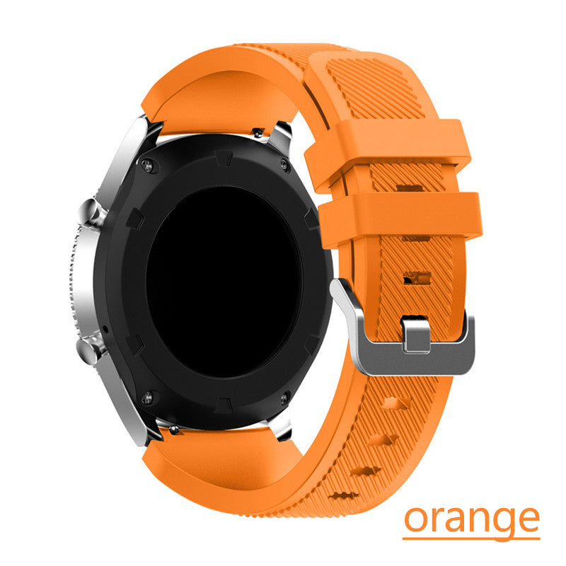 Velegnet til Samsung Gear S3 Officiel Twill Silikonerem Galaxy Watch4546mm Smart Rem