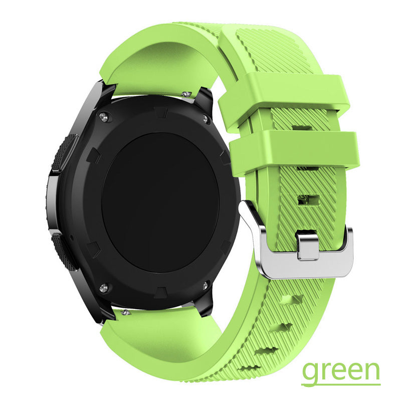 Velegnet til Samsung Gear S3 Officiel Twill Silikonerem Galaxy Watch4546mm Smart Rem