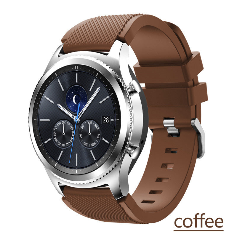 Velegnet til Samsung Gear S3 Officiel Twill Silikonerem Galaxy Watch4546mm Smart Rem