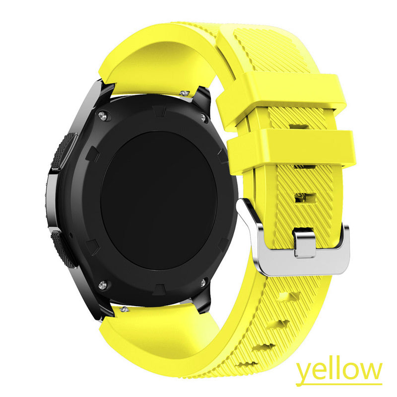 Velegnet til Samsung Gear S3 Officiel Twill Silikonerem Galaxy Watch4546mm Smart Rem