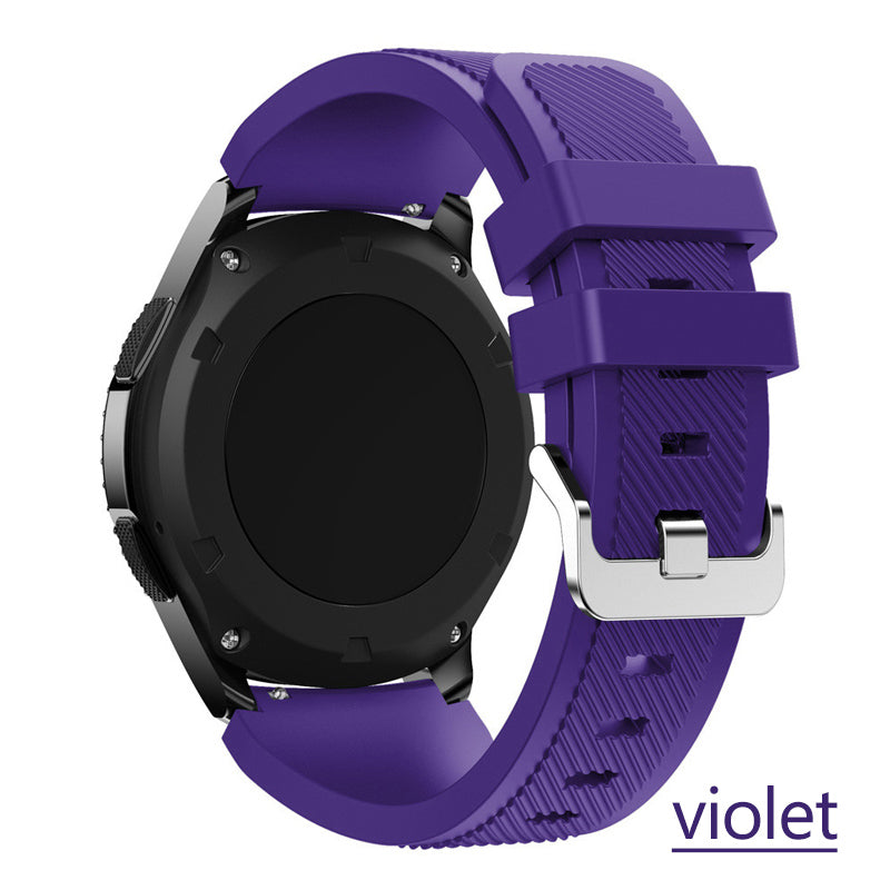Velegnet til Samsung Gear S3 Officiel Twill Silikonerem Galaxy Watch4546mm Smart Rem