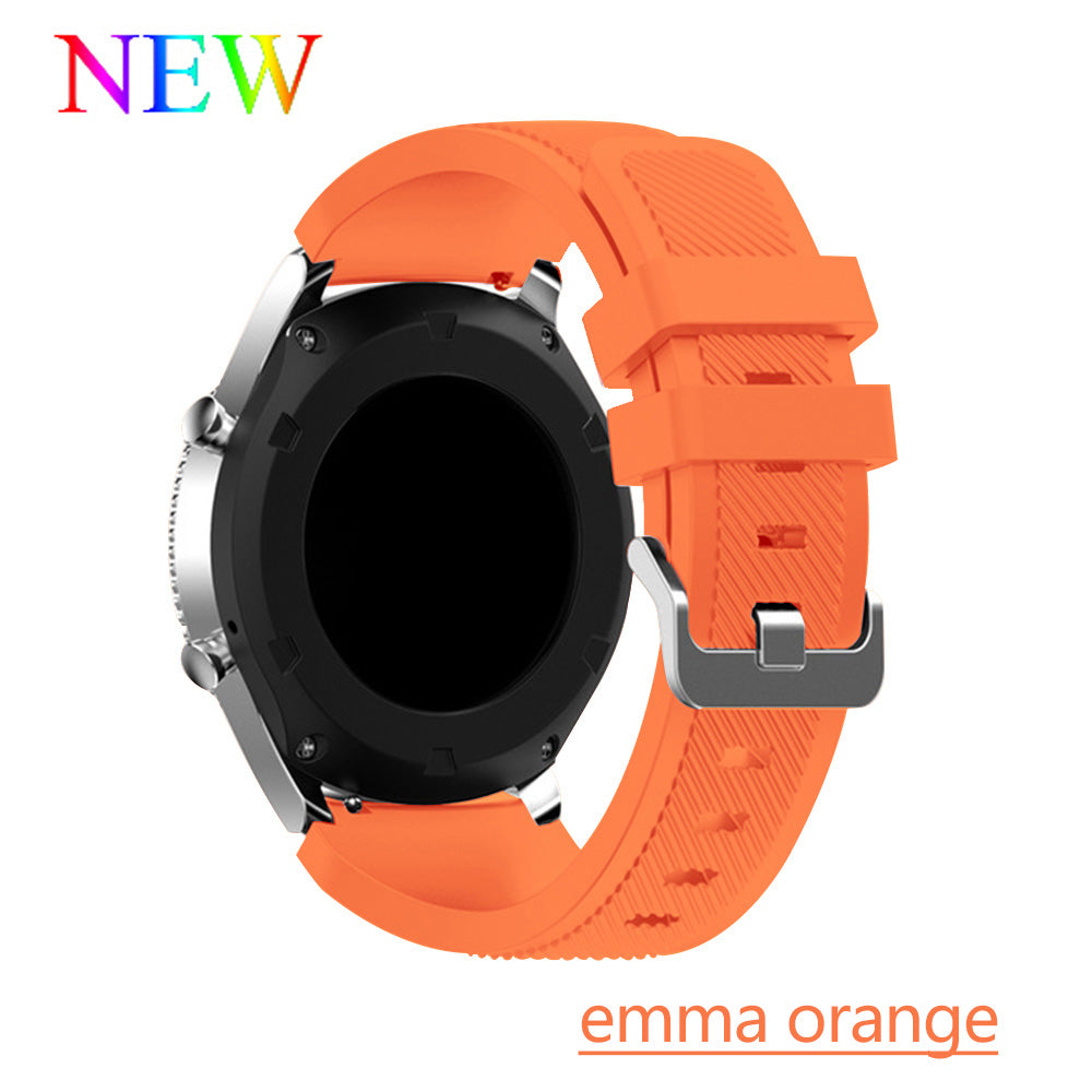 Velegnet til Samsung Gear S3 Officiel Twill Silikonerem Galaxy Watch4546mm Smart Rem