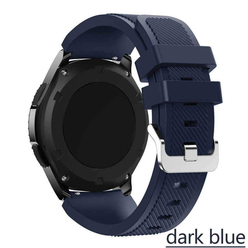 Velegnet til Samsung Gear S3 Officiel Twill Silikonerem Galaxy Watch4546mm Smart Rem