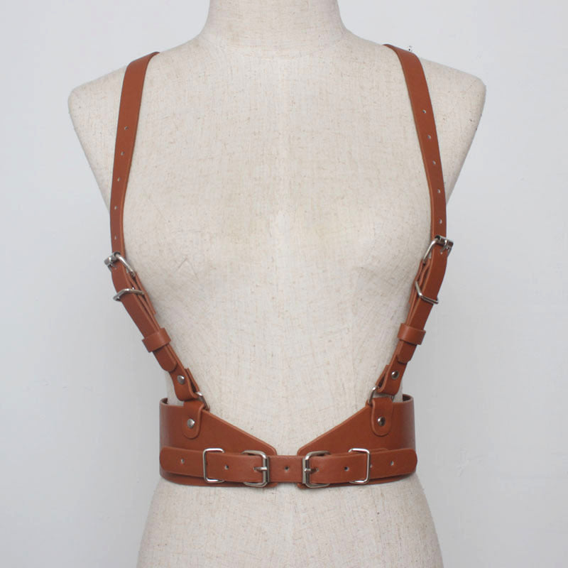 Joker pin buckle PU leather strap
