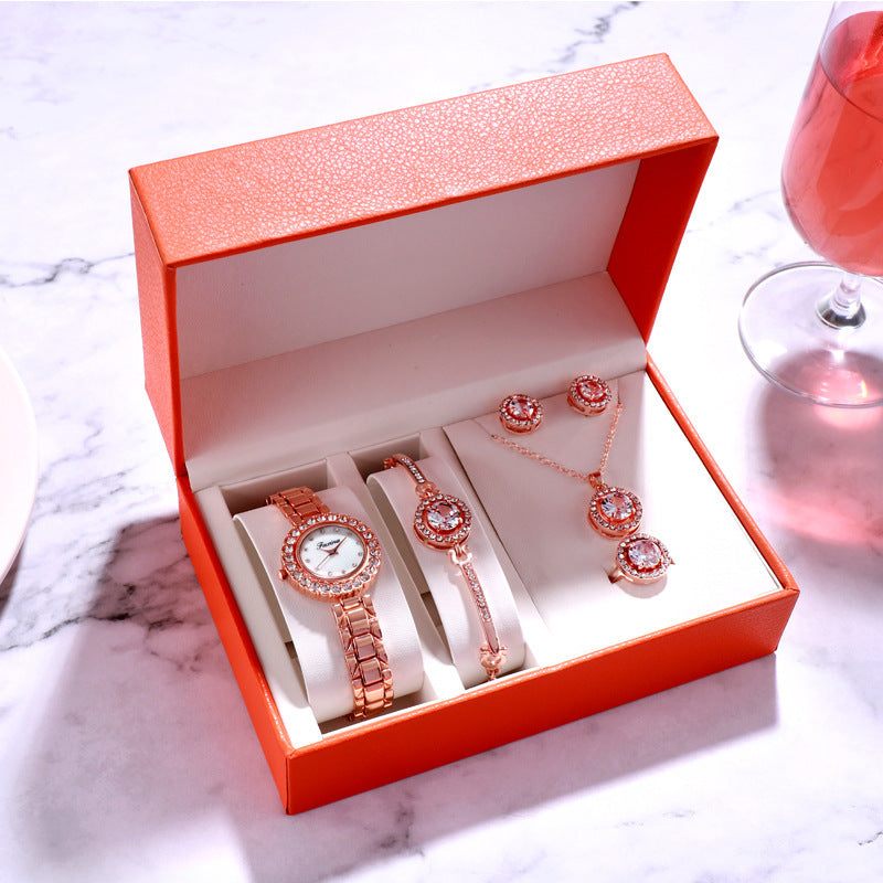 Waterproof Alloy Five-piece Watch