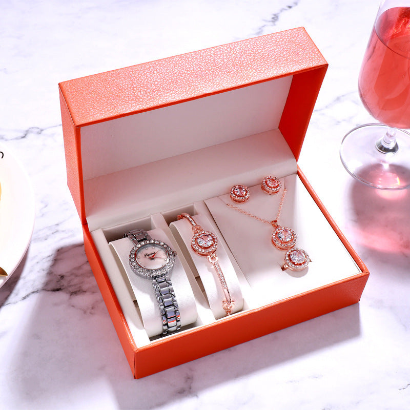 Waterproof Alloy Five-piece Watch