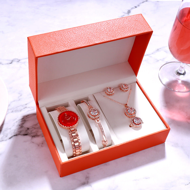Waterproof Alloy Five-piece Watch