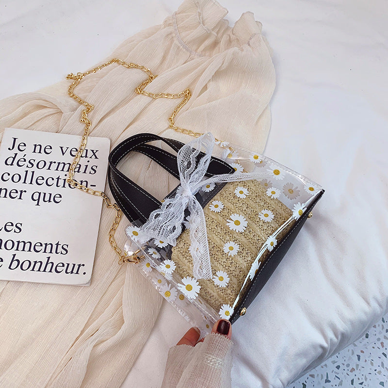 Western Style Chain Shoulder Messenger Bag Fashion Trend Printing