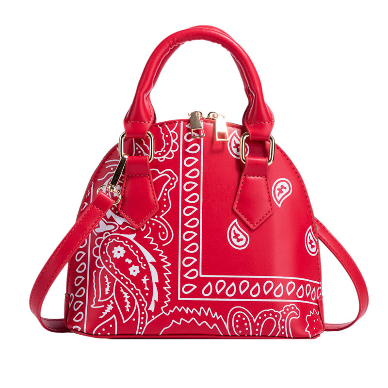 Cashew Flower Shell Handbag Simple Chain Shoulder Bag Diagonal Ladies Bag