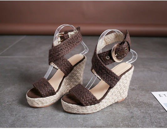 Roman Buckle Bohemian Women'S Sandals