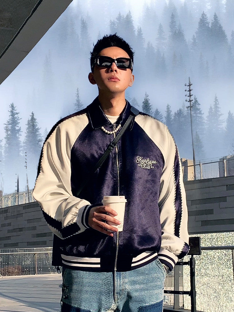 National Tide Brand Baseball Uniform Jacket Men's